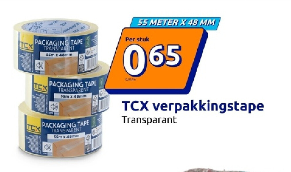 TCX verpakkingstape