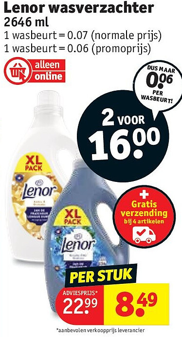 Lenor wasverzachter