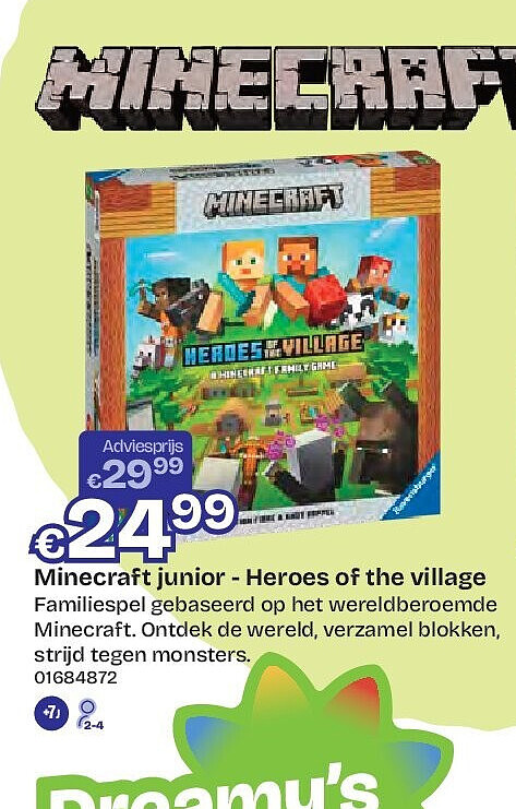 Minecraft junior - Heroes of the village