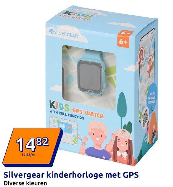 Silvergear kinderhorloge met GPS