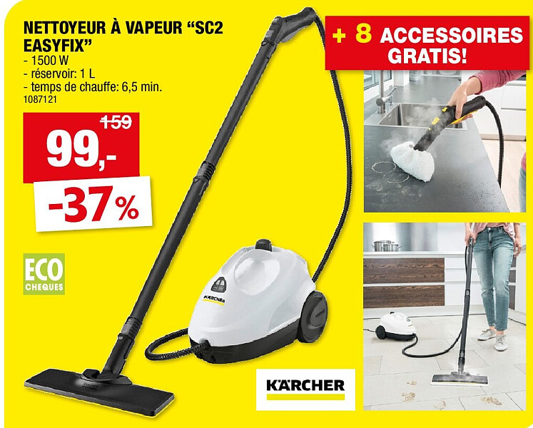 NETTOYEUR À VAPEUR “SC2 EASYFIX”