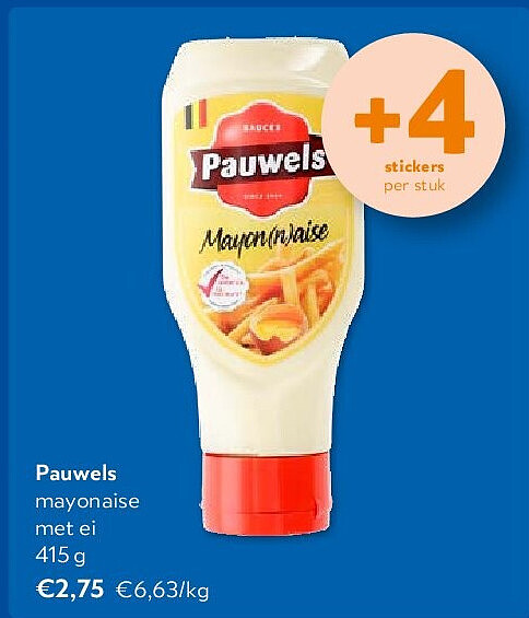 Pauwels mayonaise met ei 415 g
