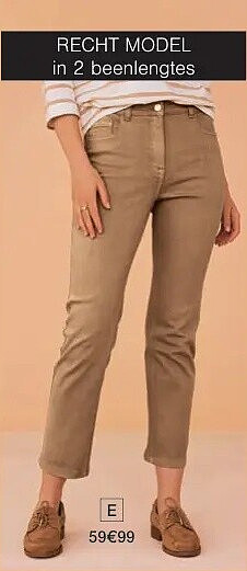 Rechte 7/8-jeans
