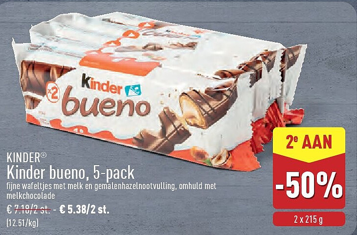 Kinder bueno, 5-pack