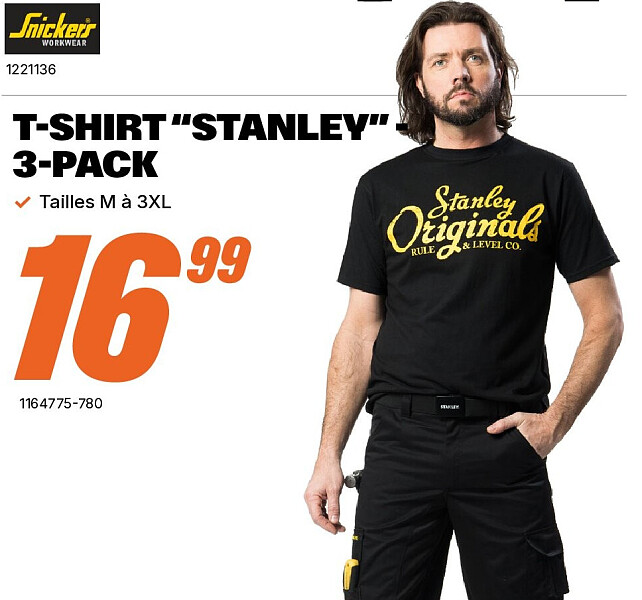 T-SHIRT “STANLEY” - 3-PACK