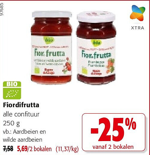 Fiordifrutta Aardbeien en wilde aardbeien