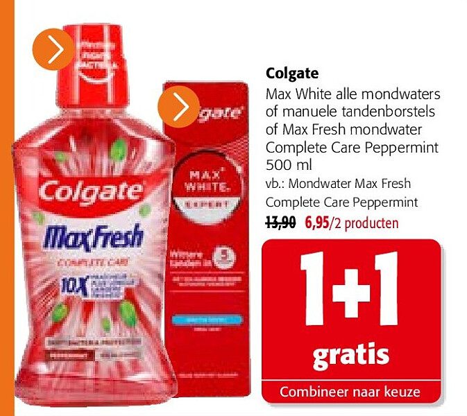 Colgate Mondwater Max Fresh Complete Care Peppermint