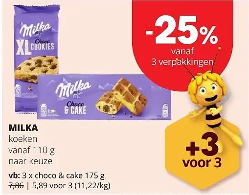 MILKA choco & cake 175 g