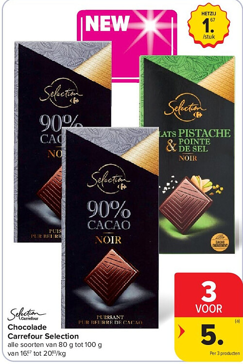 Chocolade Carrefour Selection