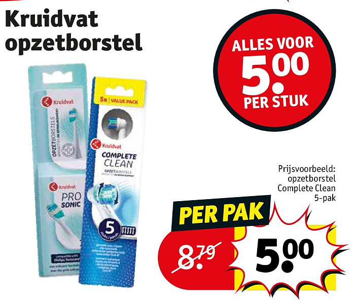 Kruidvat opzetborstel