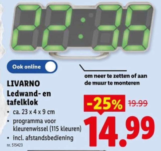 Ledtafellamp met flexibele arm