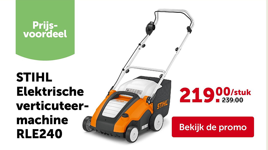 STIHL Elektrische verticuteermachine RLE240