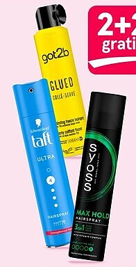 Syoss, Taft en got2b styling