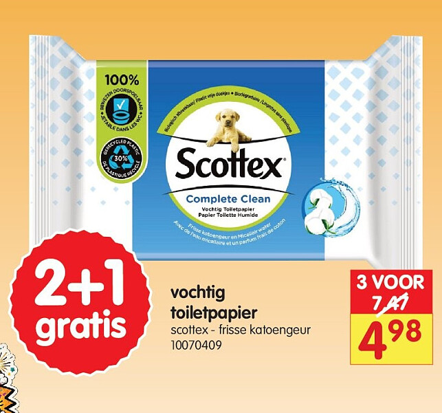 vochtig toiletpapier