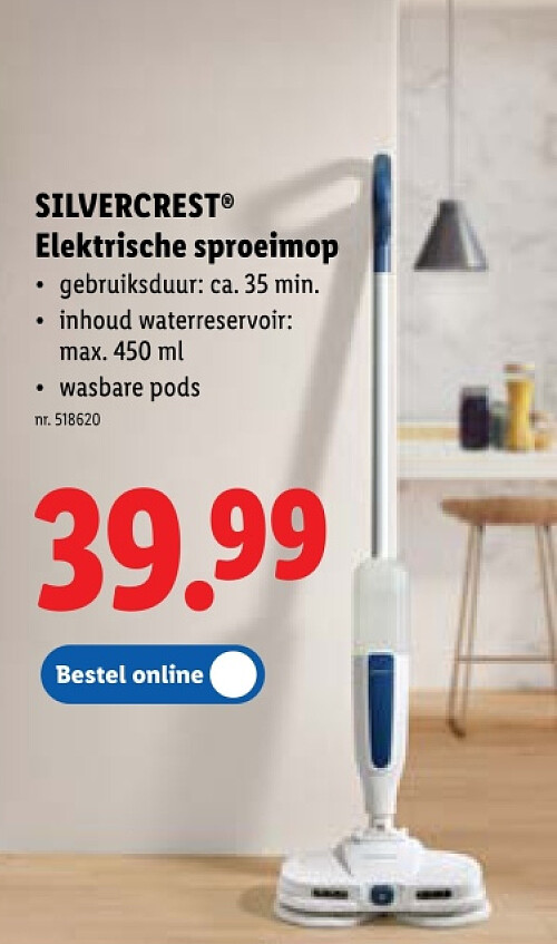 Elektrische sproeimop