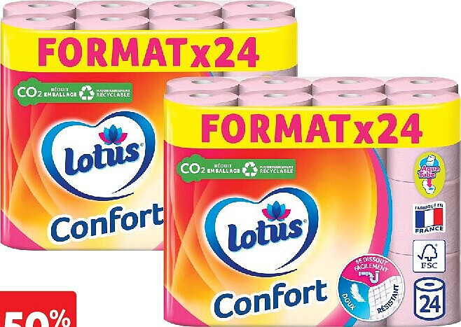 PAPIER TOILETTE 24 rouleaux