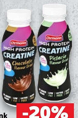 High Protein Creatine Drink, 330-ml-Flasche