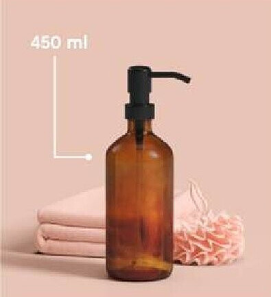 Glazen zeepdispenser 450 ml