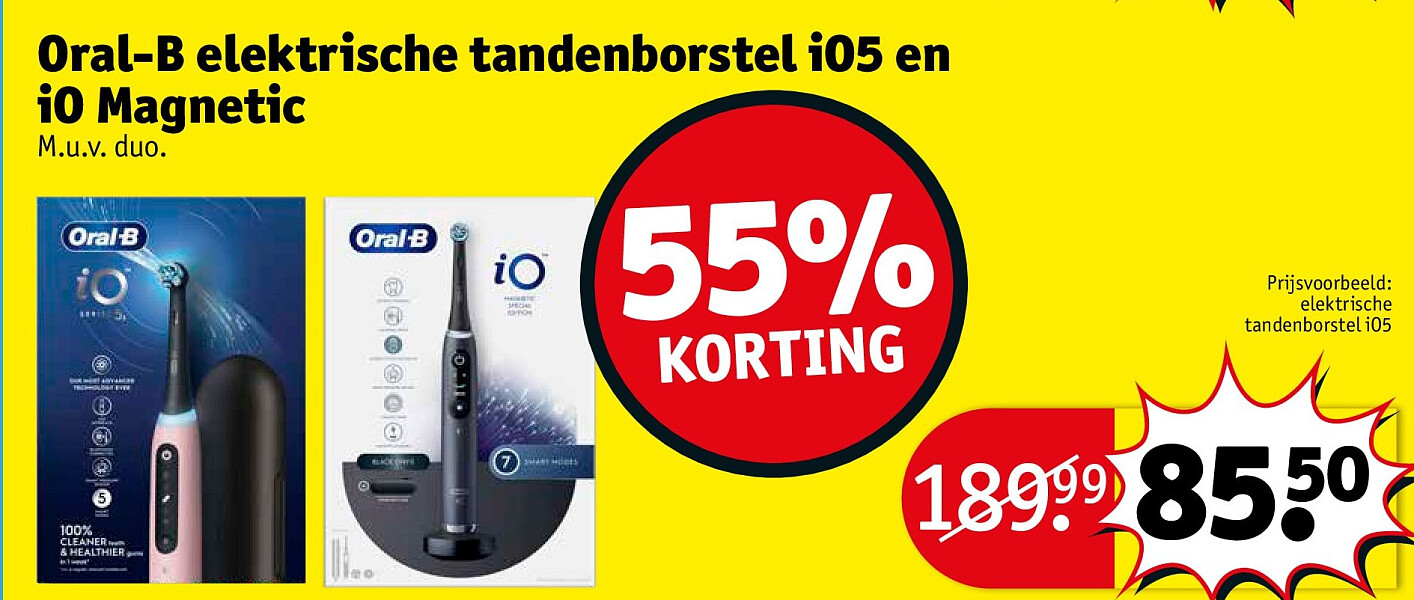 Oral-B elektrische tandenborstel iO5 en iO Magnetic