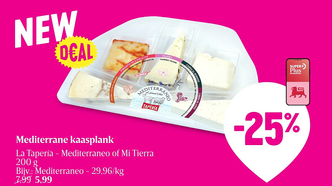 Mediterrane kaasplank