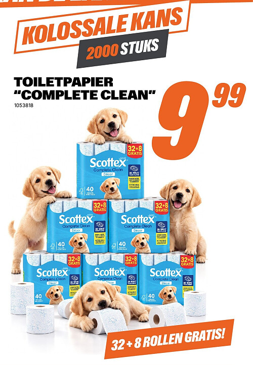 TOILETPAPIER “COMPLETE CLEAN"