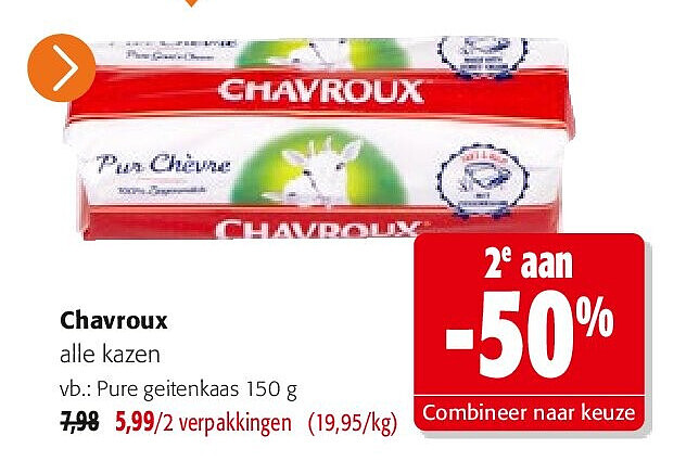 Chavroux Pure geitenkaas 150 g