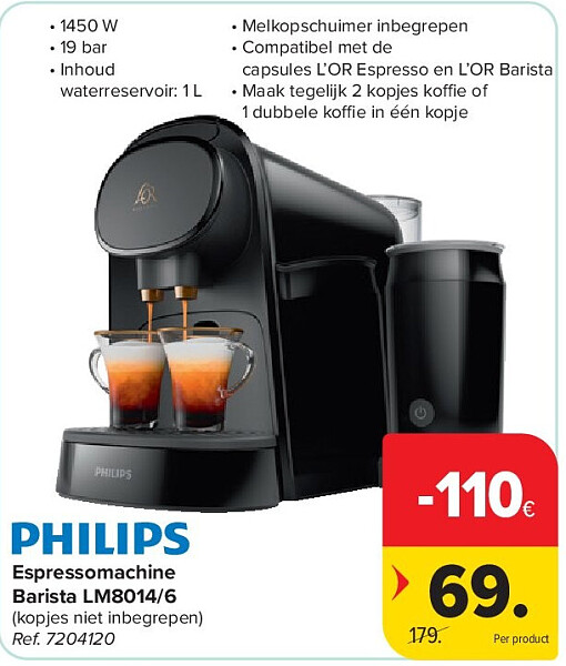 Espressomachine Barista LM8014/6