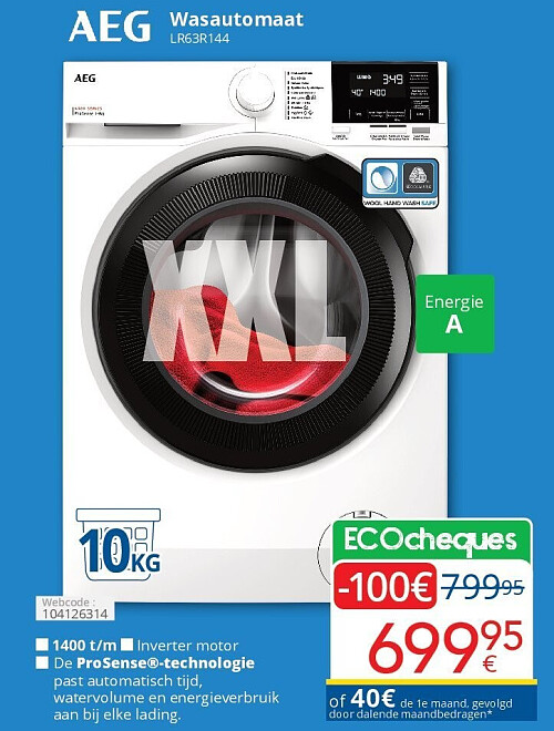 Aeg Wasautomaat LR63R144