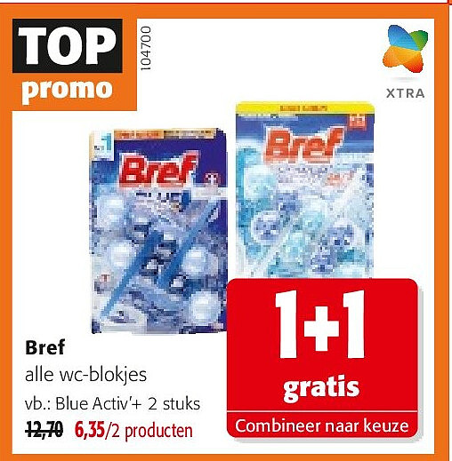 Bref Blue Activ’+ 2 stuks
