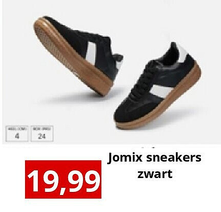 Jomix sneakers zwart