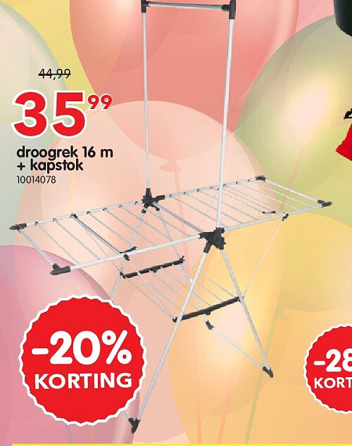 droogrek 16 m + kapstok