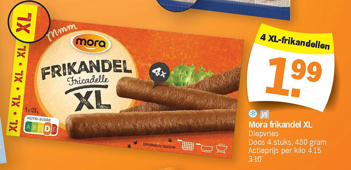 Mora frikandel XL