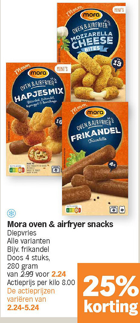 Mora oven & airfryer snacks