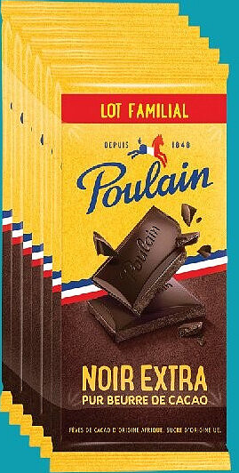 Lot de 6 tablettes de chocolat noir extra 6 x 100 g