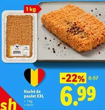 Haché de poulet XXL