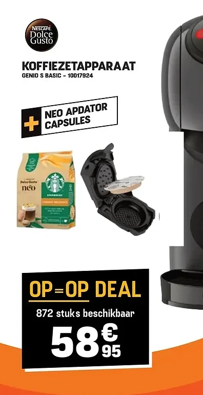 KOFFIEZETAPPARAAT GENIO S BASIC