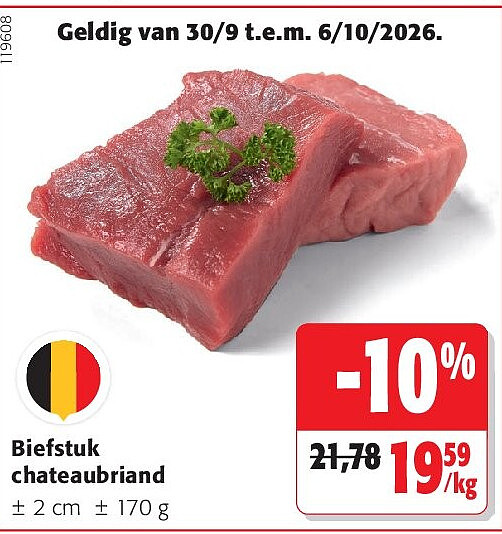 Biefstuk chateaubriand