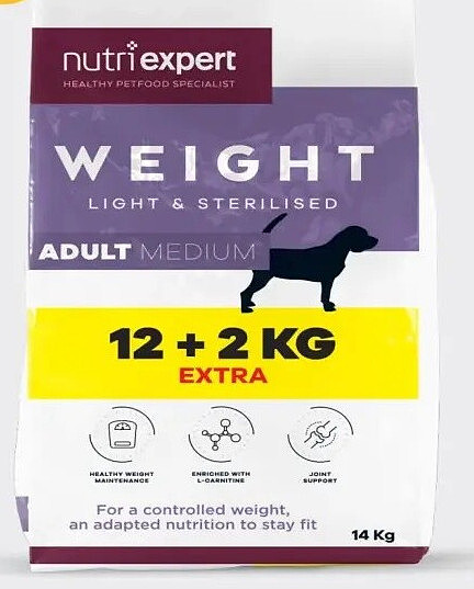 Nutri Expert Brokken Medium adult - weight 14 kg