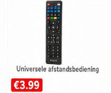 Universele afstandsbediening