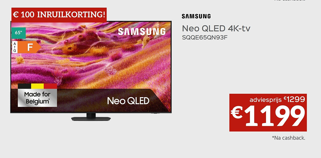 SAMSUNG Neo QLED 4K-tv SQQE65QN93F