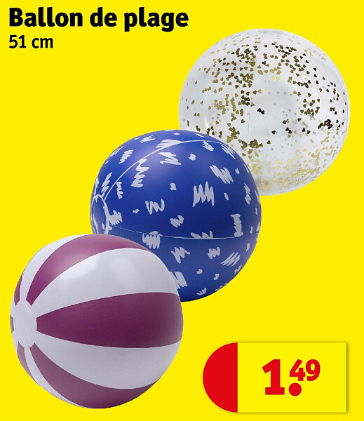 Ballon de plage 51 cm