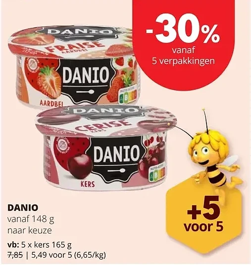 DANIO 5 x kers 165 g