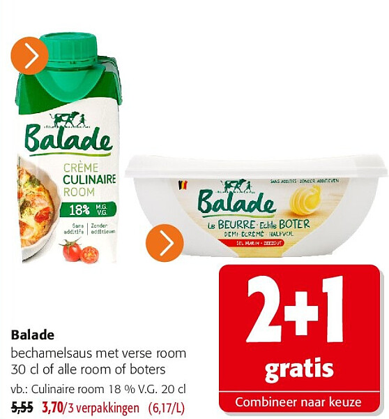 Balade bechamelsaus met verse room 30 cl