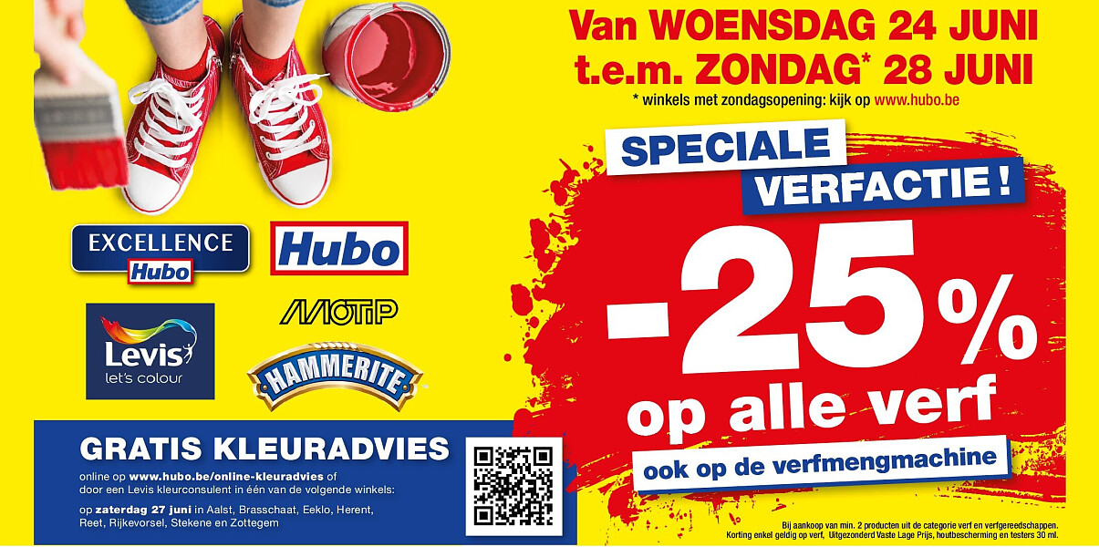 op alle verf