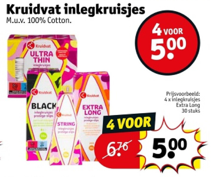 Kruidvat inlegkruisjes