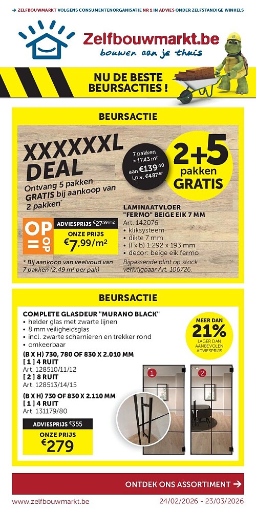 Folder Zelfbouwmarkt