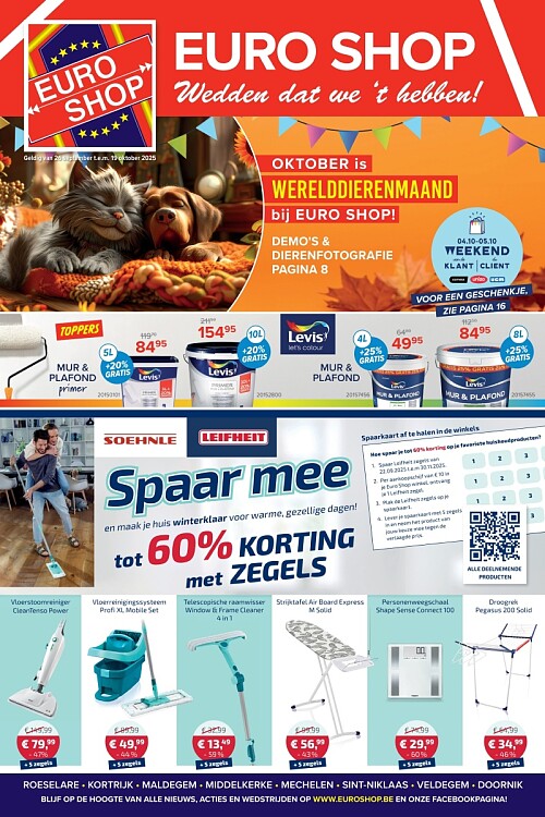 Euro Shop folder België september 2025 | Alle promo's en aanbiedingen