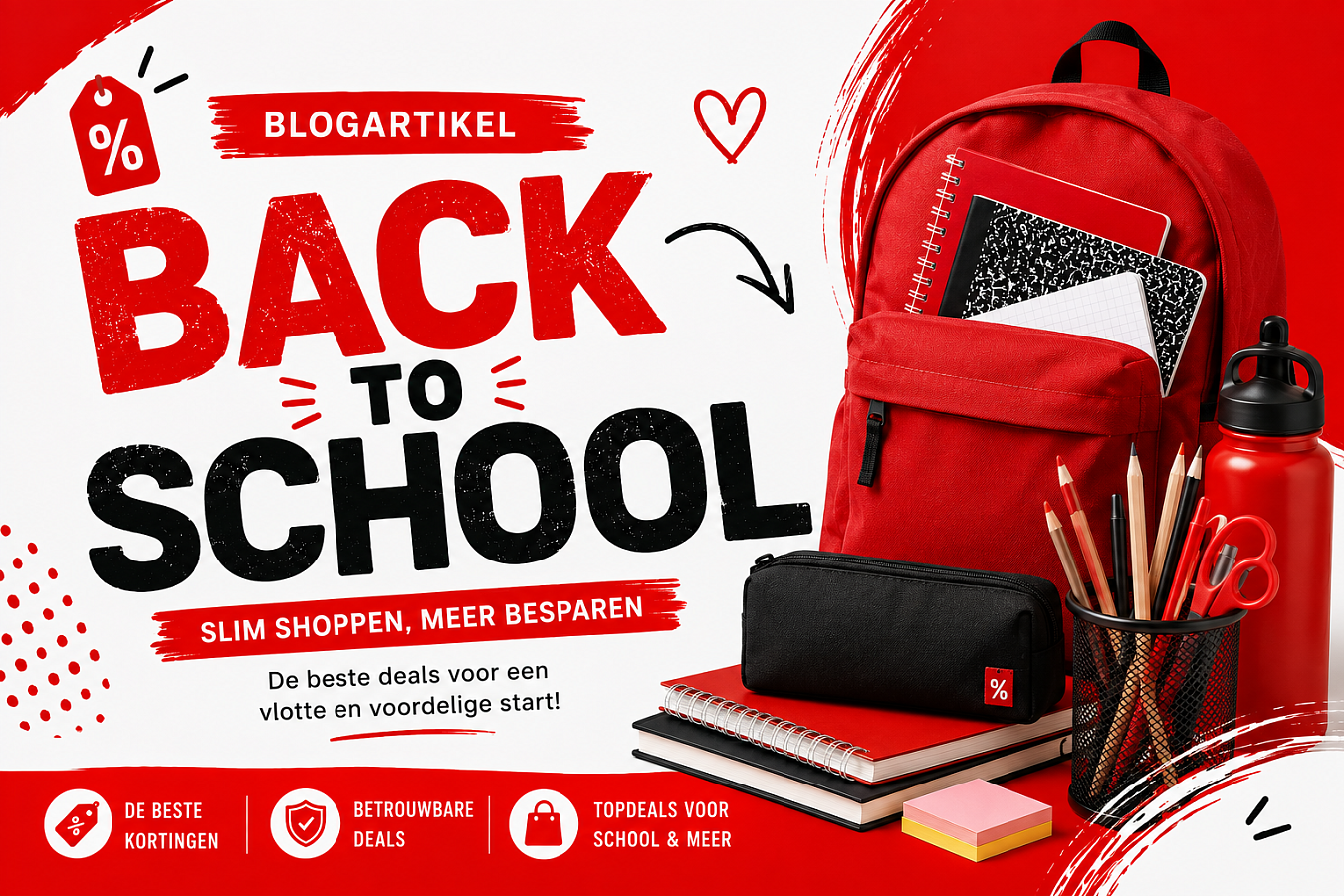 Back to school acties die je niet mag missen! Back to school acties die je niet mag missen!