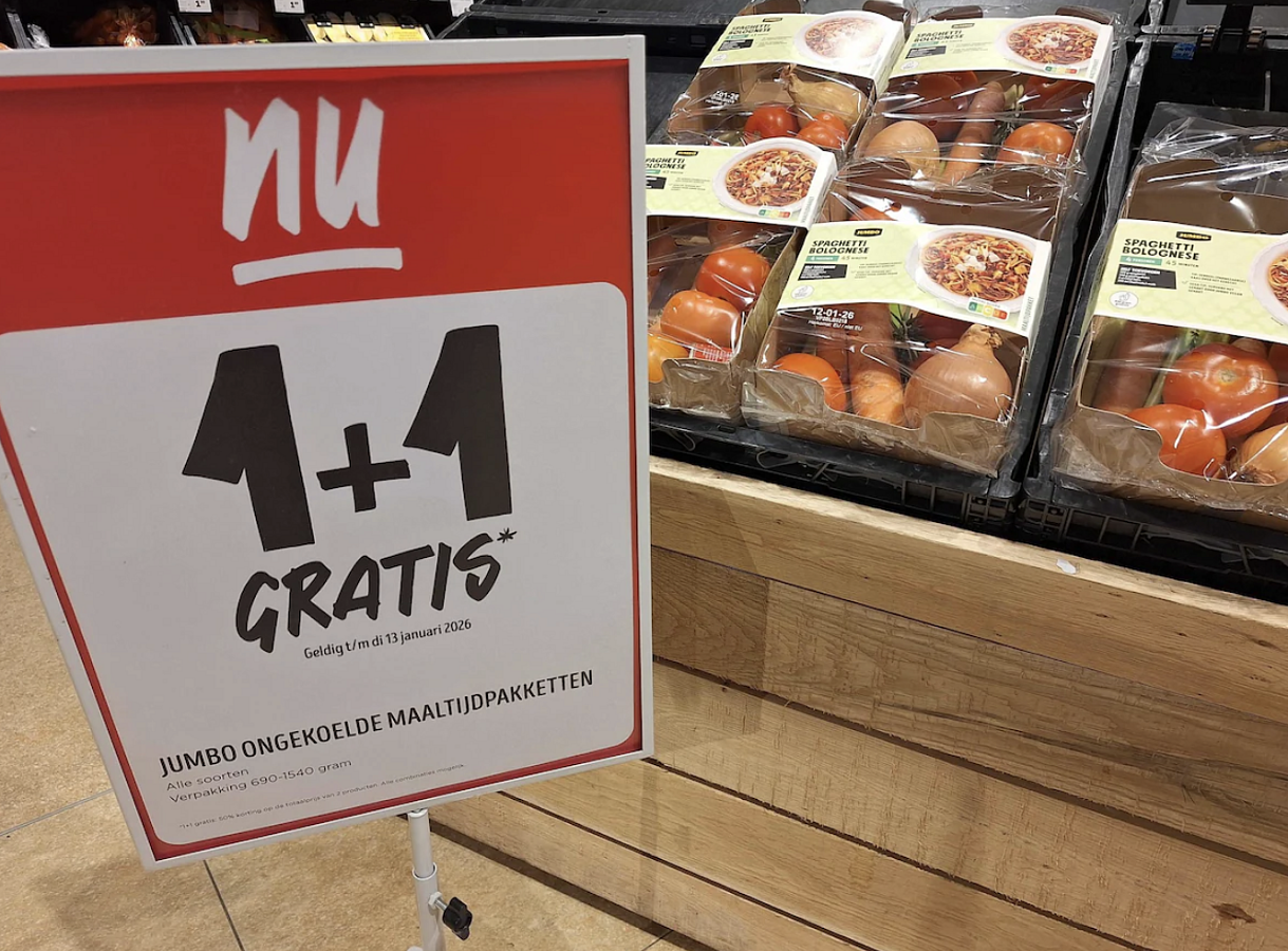 Afbeelding voor PROMOJAGERS SUPERTIP. Prijzenstorm bij Jumbo: “2,99 euro voor diepvriesmaaltijd? Dat is echt wel héél weinig”