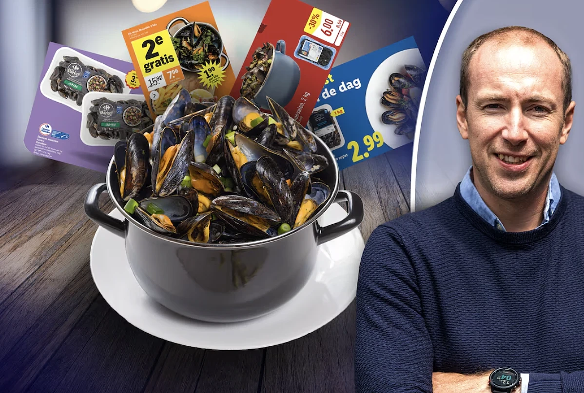 Afbeelding voor Waarom je vanaf vandaag mosselen moet gaan halen in de supermarkt: “Dit heb ik in mijn hele carrière nog nooit gezien”